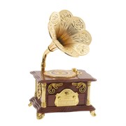 Изделие декоративное "Граммофон" (музык.), L15,5 W15,5 H28,5 см