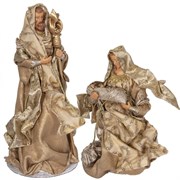 Набор из 2-х декоративных фигурок "Рождение Иисуса", L26/18 W18/17 H40/30 см