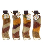 Бутылка декоративная "Крупы", L6,5 W3,5 H22,5 см, 4в.