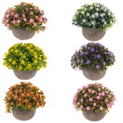 Цветочная композиция, L18 W18 H14 см, 6в.