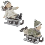 Фигурка декоративная "Ребенок", L11 W6 H11 см, 2в.