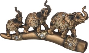 Фигурка "Три слона" 32*6,5*16 см серия "махараджи"