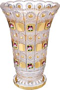Ваза "Lefard gold glass" D=17 см H=25 см