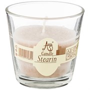 Свеча ароматическая стеариновая в стакане  indian silk D=7,5 см H=7,5