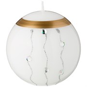 Свеча декоративная шар "Волшебное сияние" white D=7 см H=9,5 см