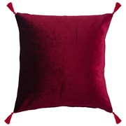Подушка декоративная 35х35 см  "Мини" ,велюр,бордовый,100% пэ