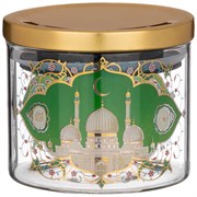 Емкость для сыпучих  agness "Сура" 520 мл боросиликатное стекло