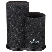 Подставка для ножей agness универсальная,20*12*22 см