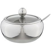 Сахарница agness с ложкой 560 мл D=11 см H=10 см