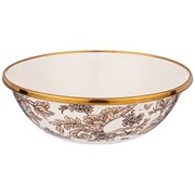 Миска agness эмалированная, серия royal garden 14 см