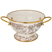 Дуршлаг agness эмалированный, серия royal garden 20 см h=14 см  d=20 см