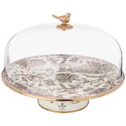 Тортовница agness с крышкой, серия royal garden диа.30 см