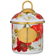 Банка для сыпучих продуктов agness, серия маки 9 х 9 см , 500 мл