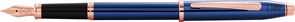 Перьевая ручка Cross Century II Translucent Cobalt Blue Lacquer, перо М