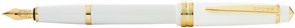 Перьевая ручка Cross Bailey Light Polished White Resin and Gold Tone, перо F