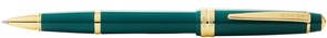 Ручка-роллер Cross Bailey Light Polished Green Resin and Gold Tone