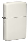 Зажигалка ZIPPO Classic с покрытием Glow In The Dark, латунь/сталь, белая, матовая, 38x13x57 мм