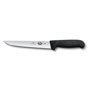 Нож обвалочный / жиловочный VICTORINOX Fibrox с прямым лезвием 18 см, чёрный