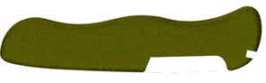 Задняя накладка для ножей VICTORINOX 111 мм, нейлоновая, зелёная