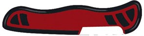 Задняя накладка для ножей VICTORINOX 111 мм, нейлоновая, красно-чёрная