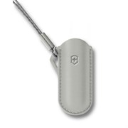 Чехол VICTORINOX "Mystical Morning" для ножей Classic Colors 58 мм, кожаный, серый