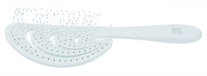 Щетка Dewal Beauty серия "Ocean wave", продувная, с нейлоновым штифтом, форма волна