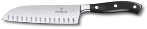 Нож сантоку VICTORINOX Grand Maitre, кованый, 17 см, чёрный