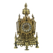 Часы "Нотр Дам"  каминные бронзовые
