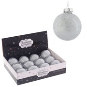 Украшение новогоднее "Шар", набор из 12-ти шт, D 8 см, L35,5 W26,5 H8,5 см