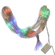 Электрогирлянда-сетка "Новогоднее украшение", (288 разноцветных LED, 8 реж., 2 м