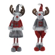 Игрушка набивная "Олень", 2в, L25 W12 H73 см, 2в.