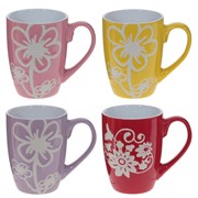 Кружка, L7,5 W7,5 H10 см, 4в., (сорт 1, 2)