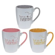 Кружка, 300 мл, L12 W8 H10 см, 3в.