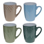 Кружка, L8,5 W8,5 H11 см, 5в., (сорт 1, 2)