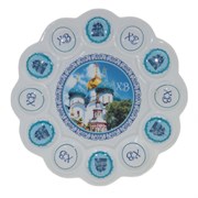 Тарелка пасхальная для 12-ти яиц, L25 W25 H3 см