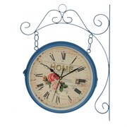 Часы настенные декоративные двусторонние, L34 W9 H44 см, (2xАА не прилаг.)