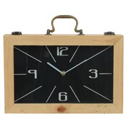Часы настольные декоративные, L30 W7,5 H20 см, (1xАА не прилаг.)
