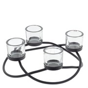 Подсвечник, L27 W27 H11 см