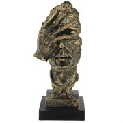 Фигурка декоративная "Лицо", L14 W12 H33 см