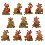 Магнит "Тигр", L5,5 W2,5 H7 см, 12в.