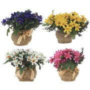 Цветочная композиция, L15 W15 H15 см, 4в.