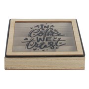 Шкатулка для чайных пакетиков, L24 W24 H8 см