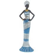 Фигурка декоративная "Африканка", L11 W7,5 H37 см