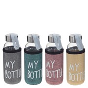 Бутылка, 350 мл, L6,5 W6,5 H17 см, 4в.