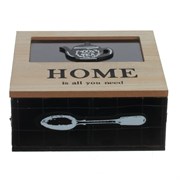 Шкатулка для чайных пакетиков, L18 W18 H8 см