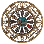 Часы настенные декоративные, L46 W4,5 H46 см, (1xАА не прилаг.)
