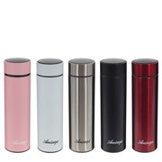 Термос с термодатчиком, 500 мл, L6,5 W6,5 H23 см, (сохр.t до 7 часов), 5в.