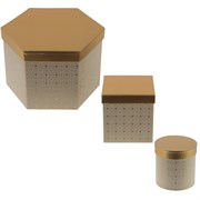 Коробка подарочная, набор из 3-х шт, L23 W20 H15 см