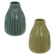 Ваза, L9 W9 H14 см, 2в.