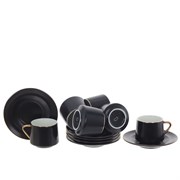 Чайный набор на 6 персон, 12 предм. (чашка, блюдце), 200 мл, L37 W26 H9 см